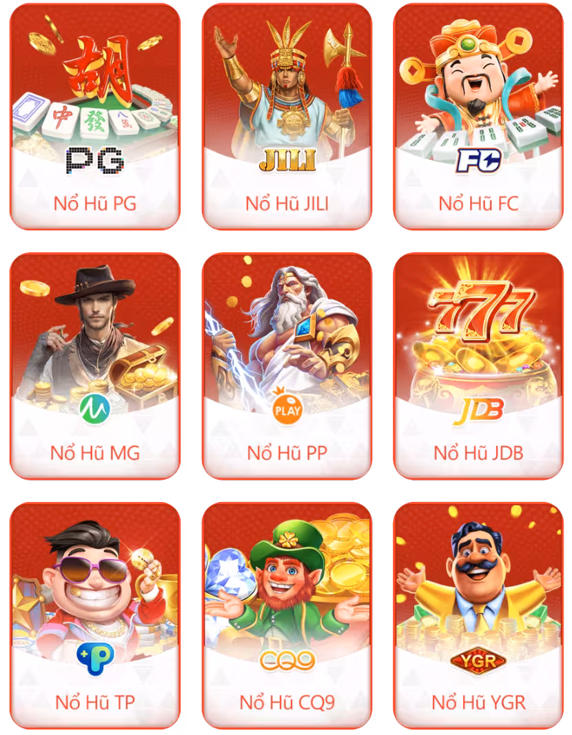 Sảnh game Nổ hũ HUBEY